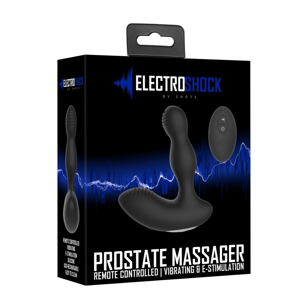 Vibrierender Prostata-Massager mit E-Stimulation