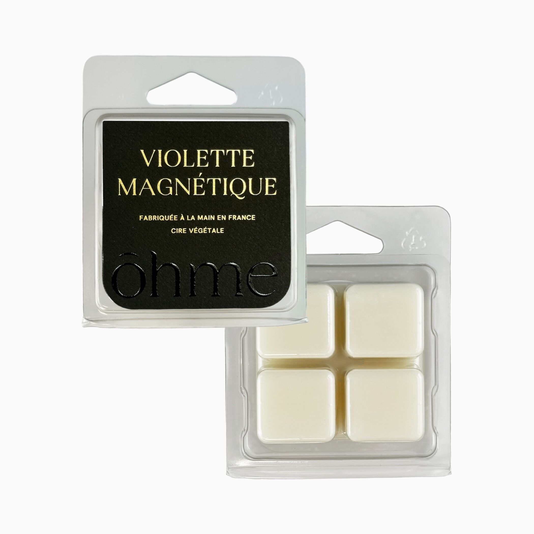 Cera de soja vegetal con aroma a violeta magnética, 48 g