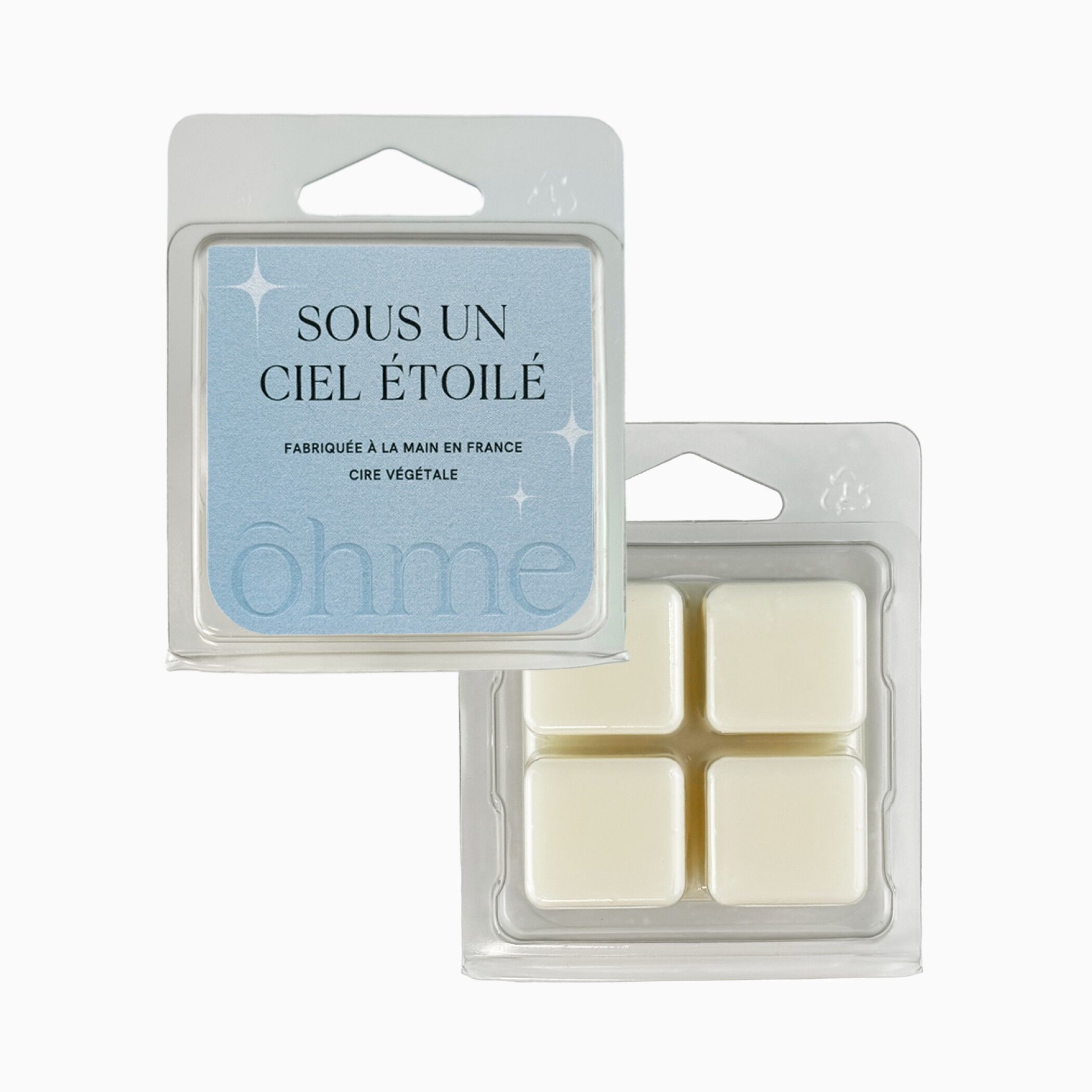 Cera de soja vegetal perfumada "Bajo un cielo estrellado", 48 g