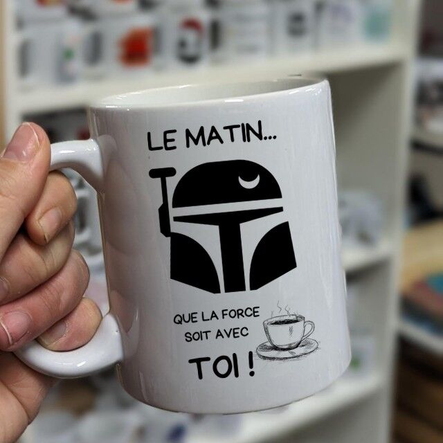 Mug "in the morning may the force be with you"