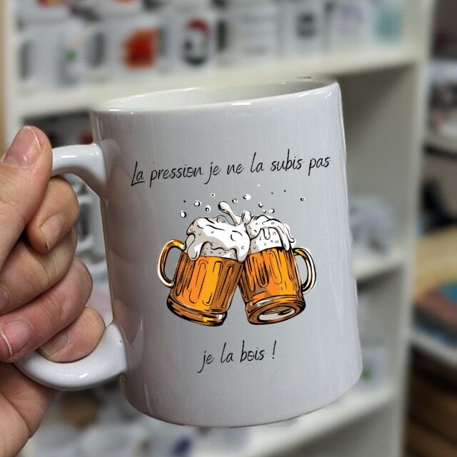 Mug "I don't suffer pressure, I drink it"