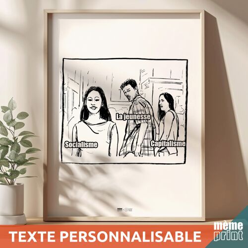 Affiche mème "Disloyal Man"