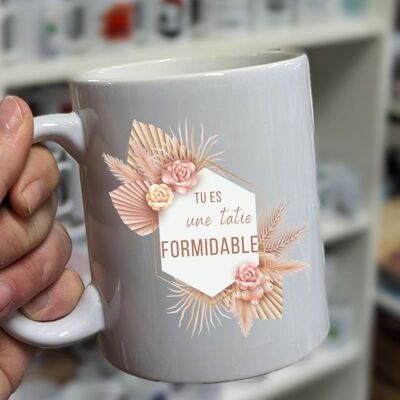 Mug "tu es une tatie formidable"