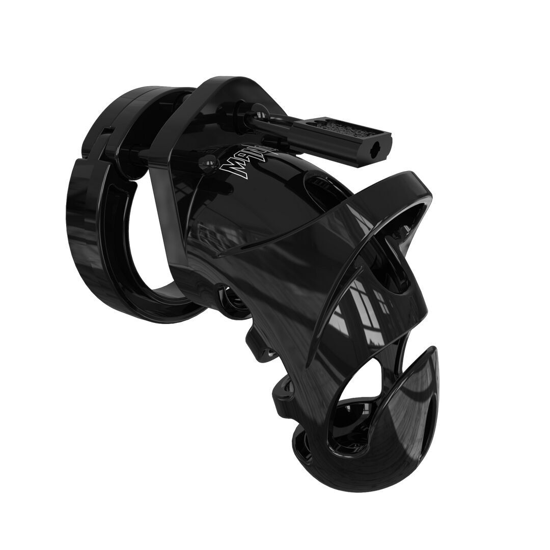 ManCage par Shots - Modèle 25 - Cage de chasteté - 3.5'' / 9 cm - Noir