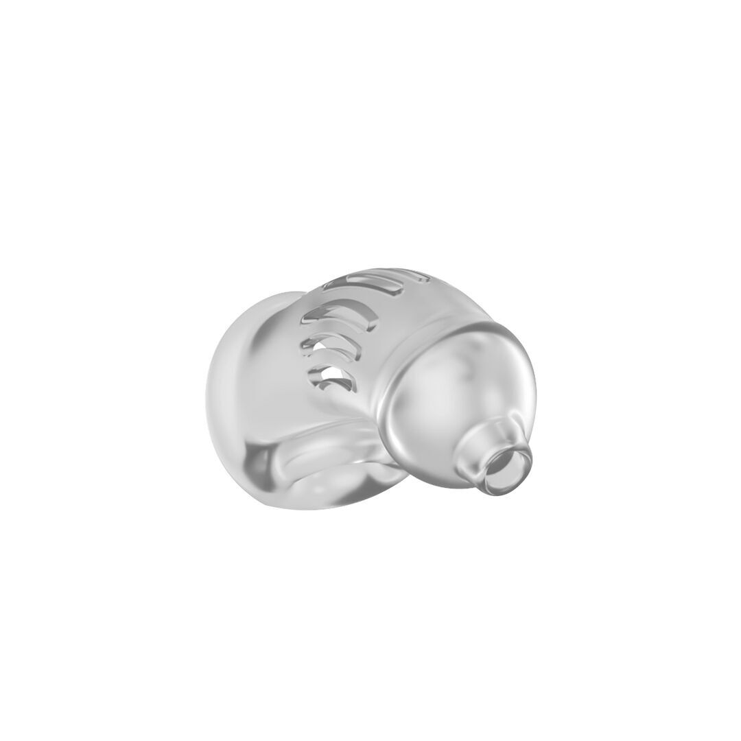 ManCage di Shots - Modello 29 - Gabbia di castità in TPE - Trasparente