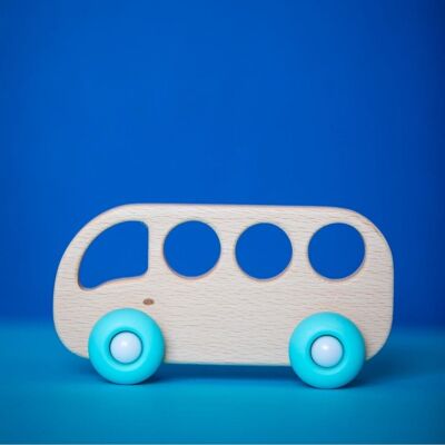 Bus in legno e silicone - Celadon