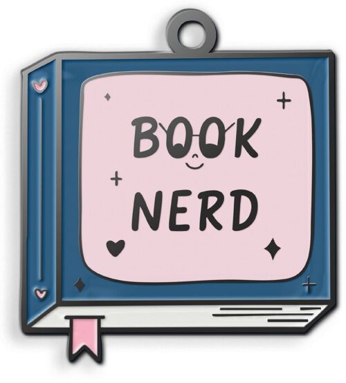 Book Nerd enamel pin