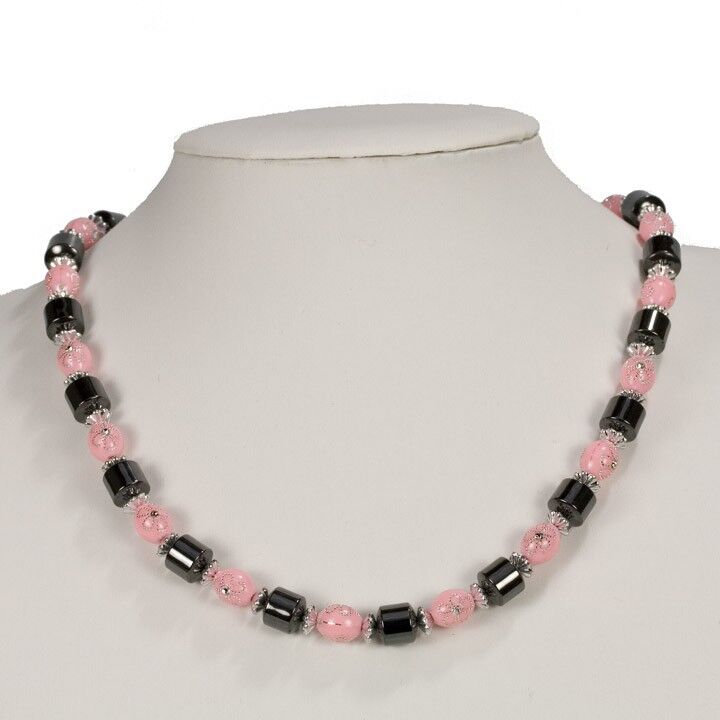 Collana magnetica Fiore, Rosa