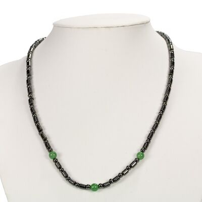 collana ematite avventurina verde
