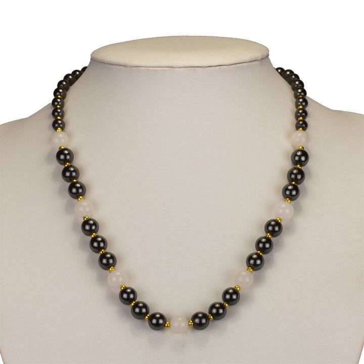 Hämatitkette Jade 2