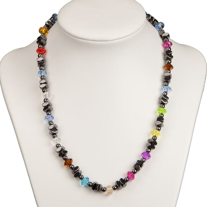 Collier Hématite Coloré, 44cm