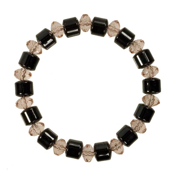 Bracelet Hématite "Diamant", rouge clair