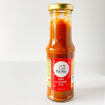 Salsa de verduras de verano ecológica 210g