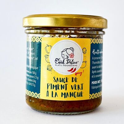 Piment vert à la mangue bio 130G "Made in Normandie"