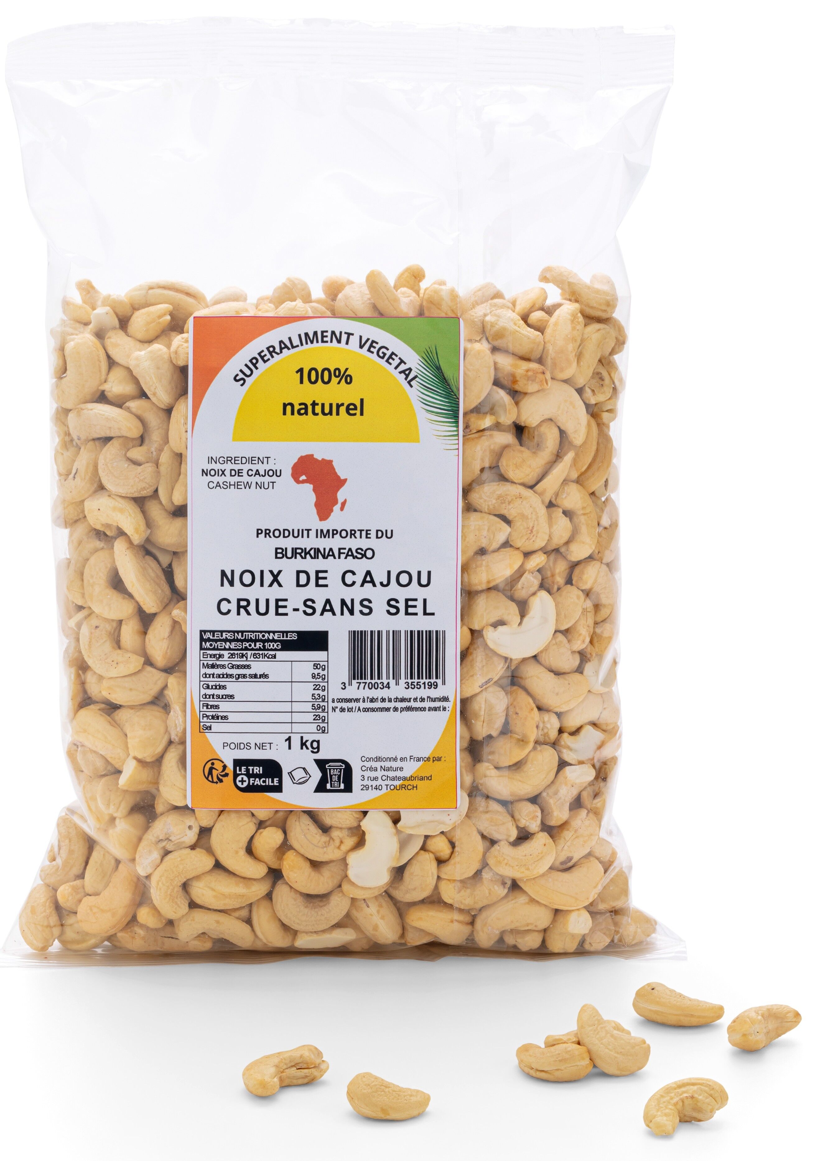 RAW CASHEW NUTS WITHOUT SALT