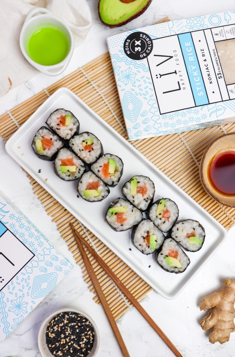 Livre recettes asiatiques à base de konjac, saine et rapide