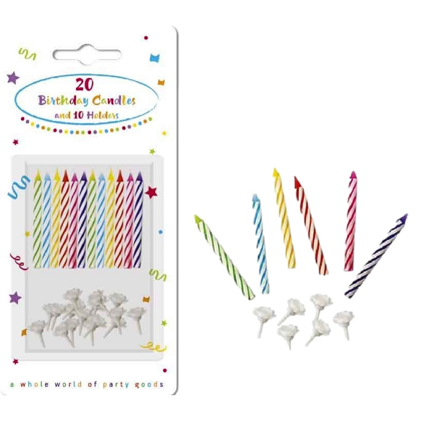 20 candele + 10 basi