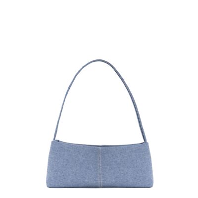 Borsa Baguette in denim - Gemma