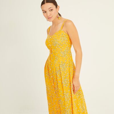 Vestido Botones Tirantes
