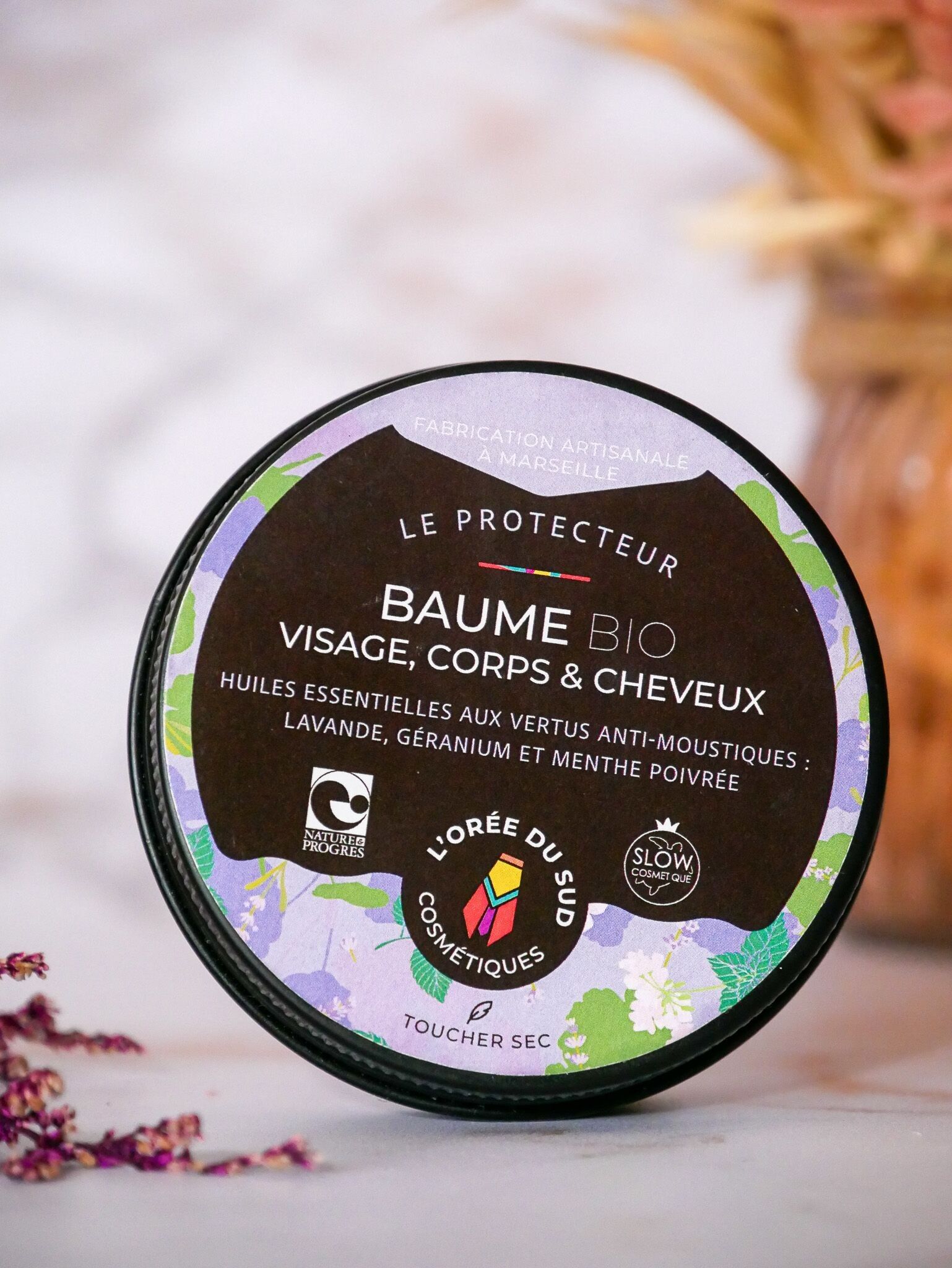 Bio-Gesichts- und Körperbalsam mit ätherischen Mückenschutzölen Der Beschützer 60 ml