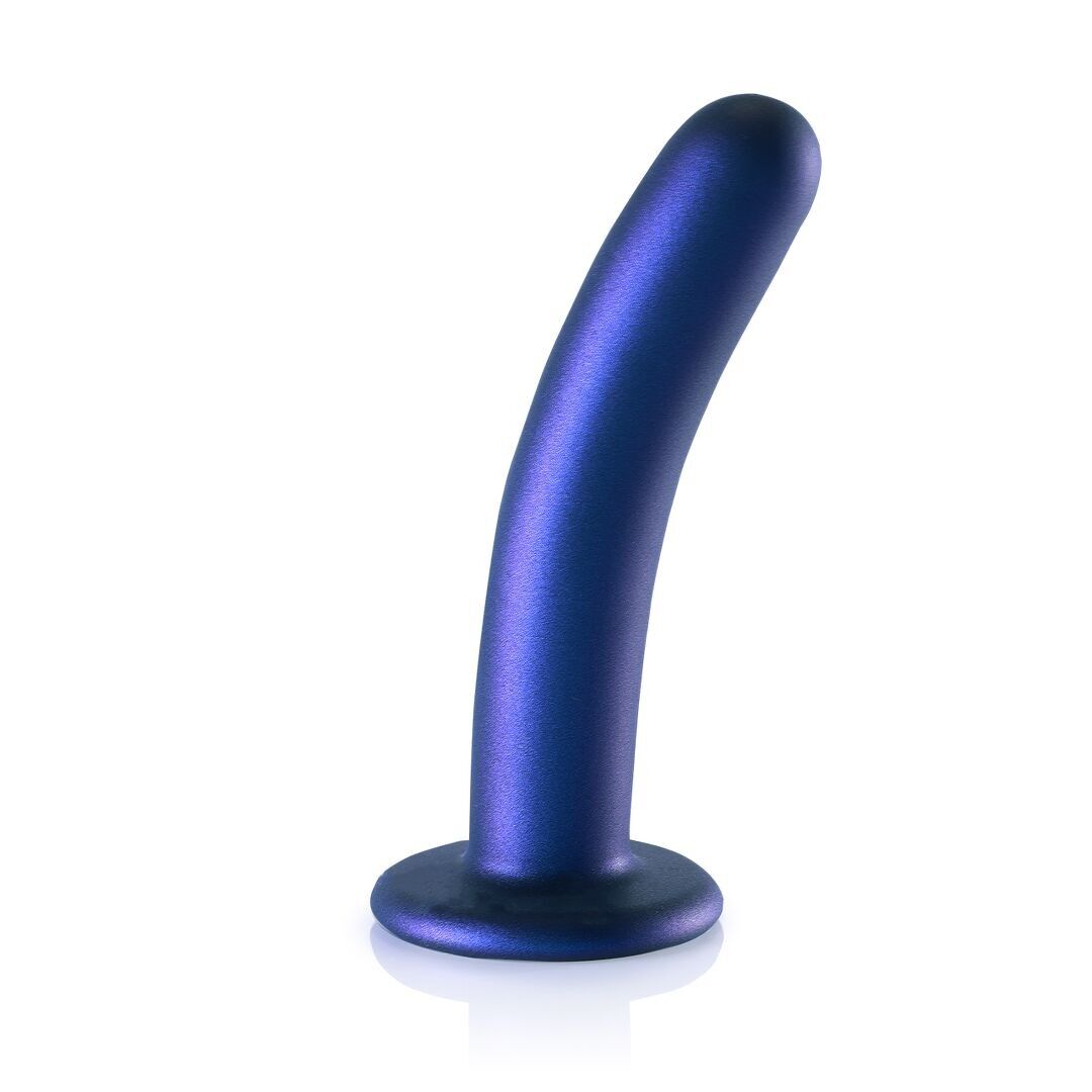 Ahi! di Shots - Dildo in silicone morbido per il punto G - 6'' / 14,5 cm - Blu...