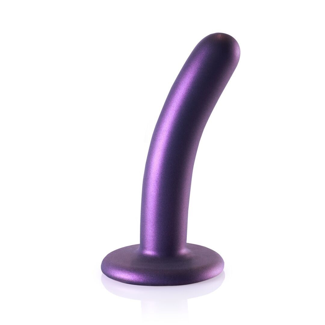 Ahi! di Shots - Dildo morbido in silicone per punto G - 5'' / 12 cm - Viola