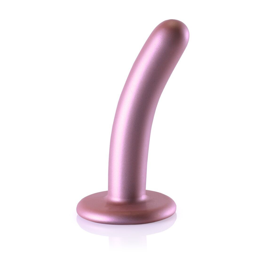 Autsch! by Shots - Weicher G-Punkt-Dildo aus Silikon - 5'' / 12 cm - Roségold