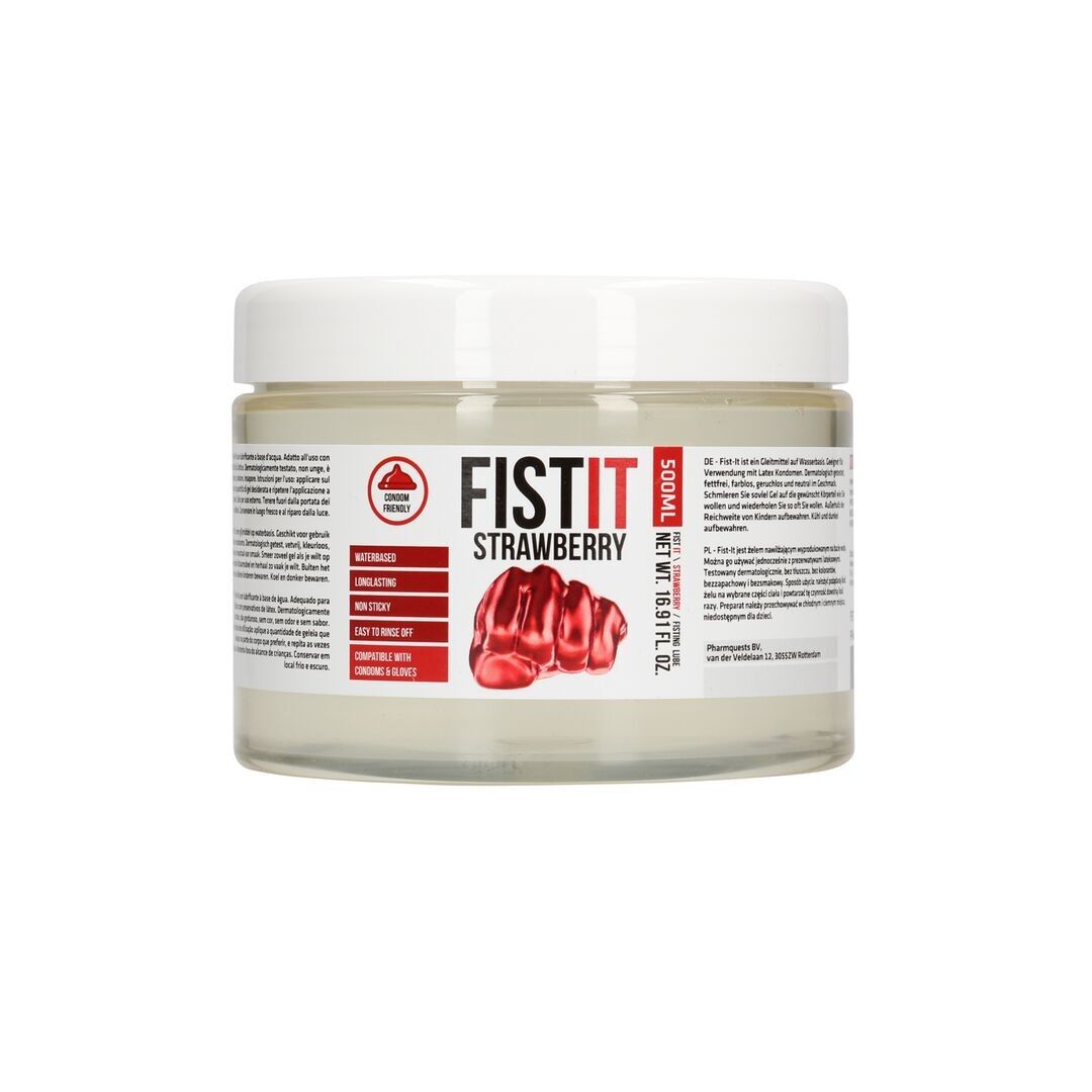 Fist It di Shots - Lubrificante extra denso - Fragola - 17 fl oz / 500 ml