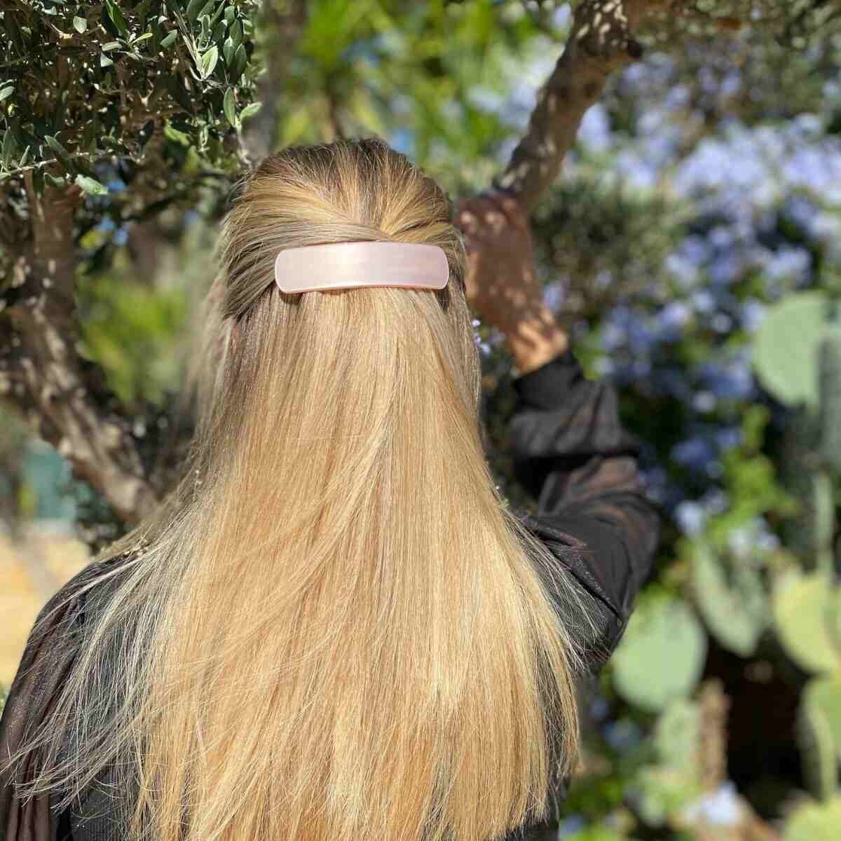 Fermaglio per capelli Adelaide - Fatto a mano in Francia in acetato di cellulosa