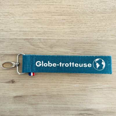 Porte clés, Globe-trotteuse