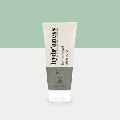 Lait corps aloe vera certifié bio au lait d'ânesse frais 200ml