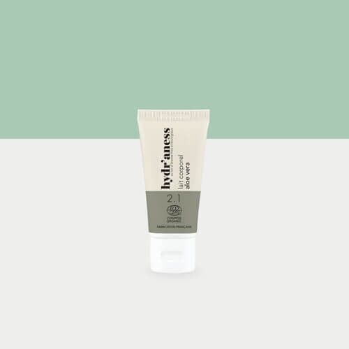 Certified organic aloe vera body milk travel size 30ml