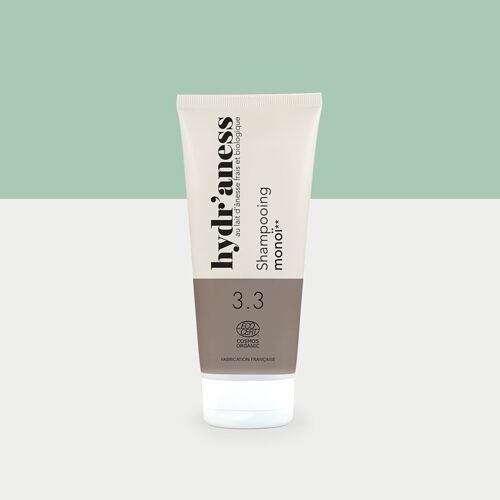 Shampoo monoi certificato biologico con latte d'asina fresco 200ml