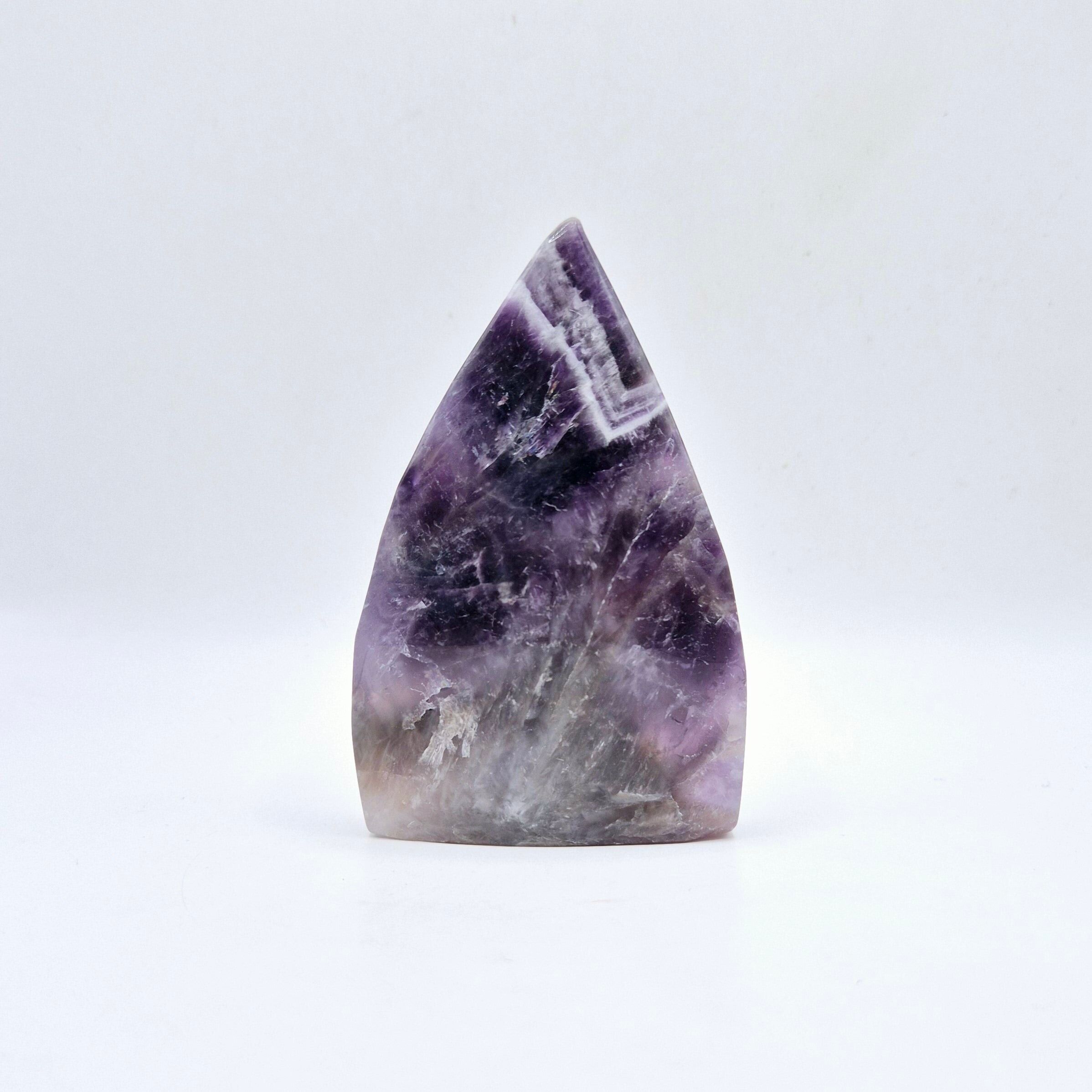 Ametista dei sogni - Cristallo di pietra preziosa a forma di goccia - B. 142 grammi