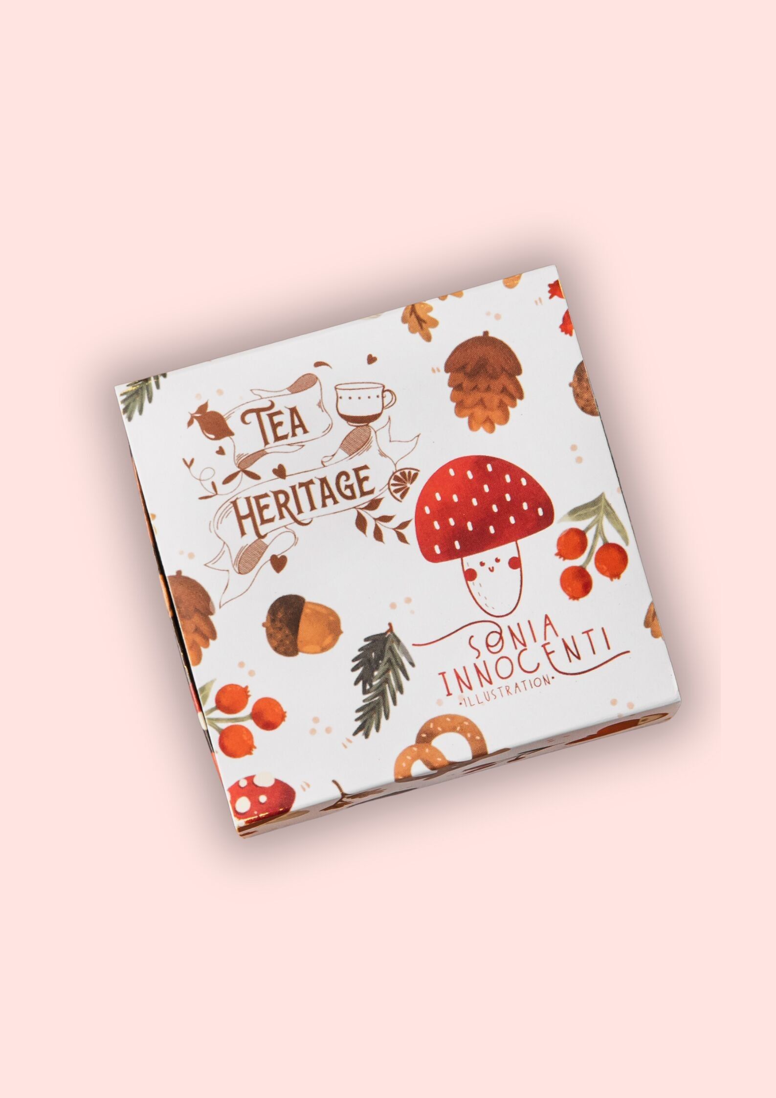 Sonia Innocenti x Tea Heritage – Caja de otoño – 10 Beutel ökologischer Tee und Rooibos