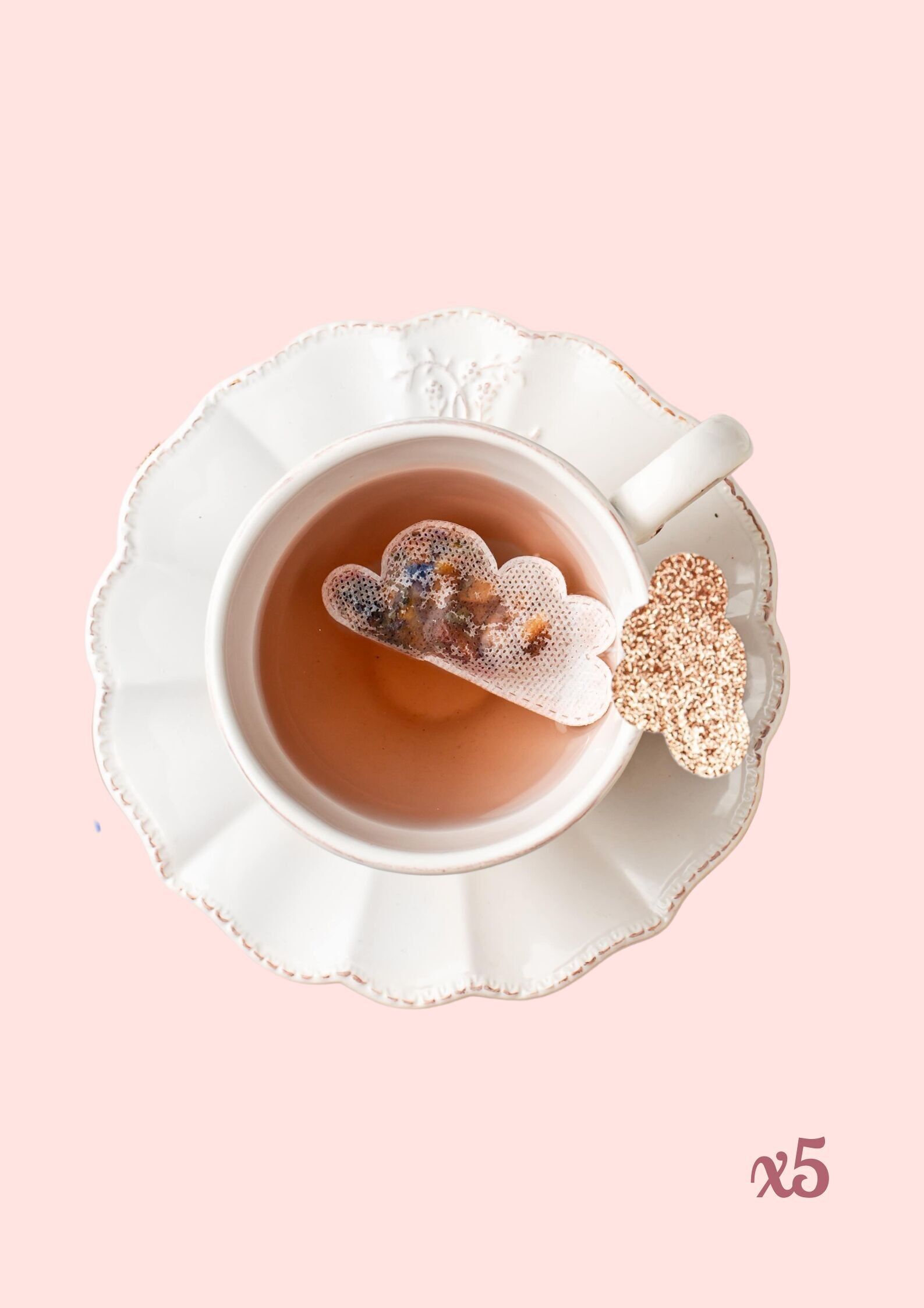 Bustine di tè personalizzate - Cloud x5