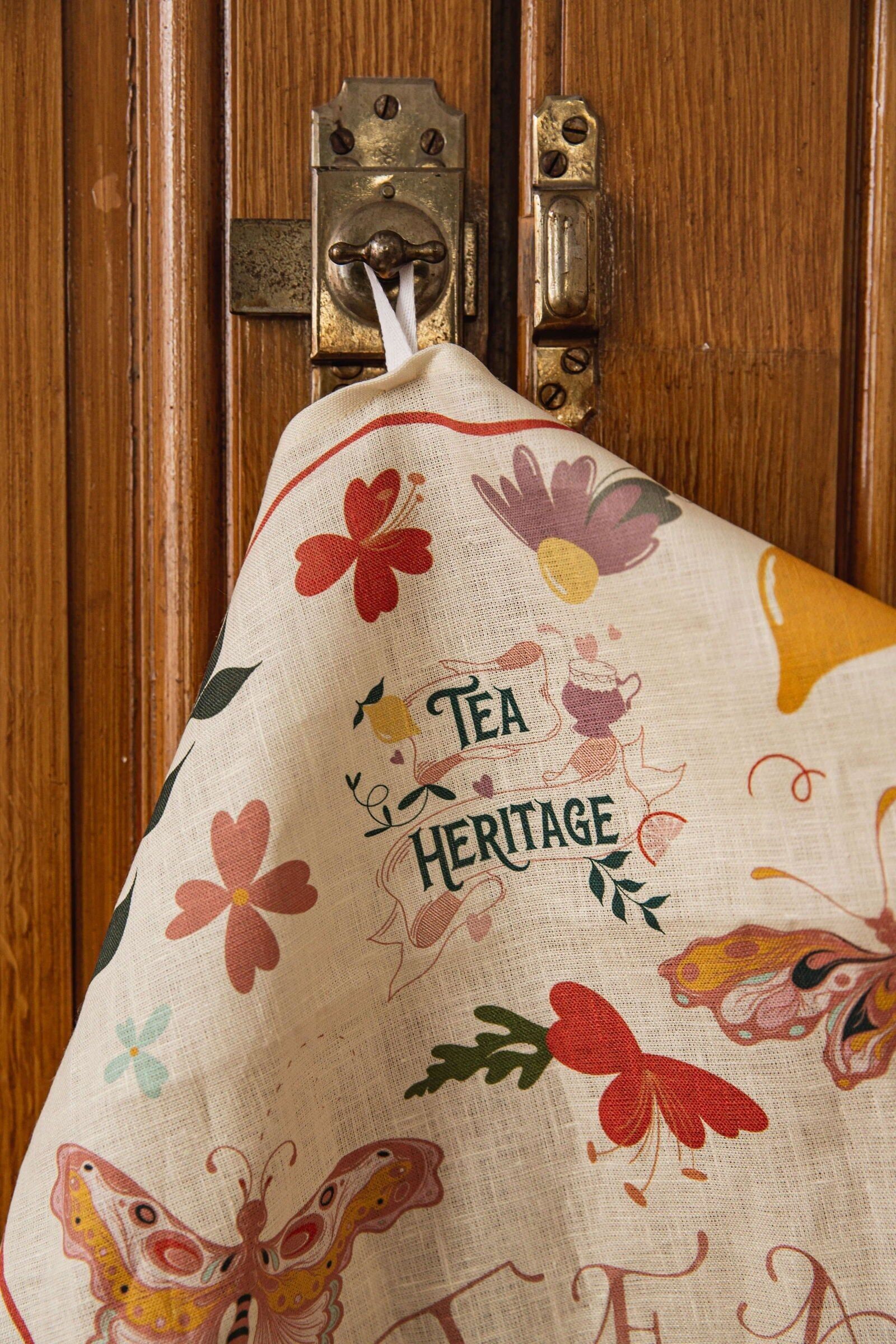 Asciugamano da cucina in lino The Tea Heritage