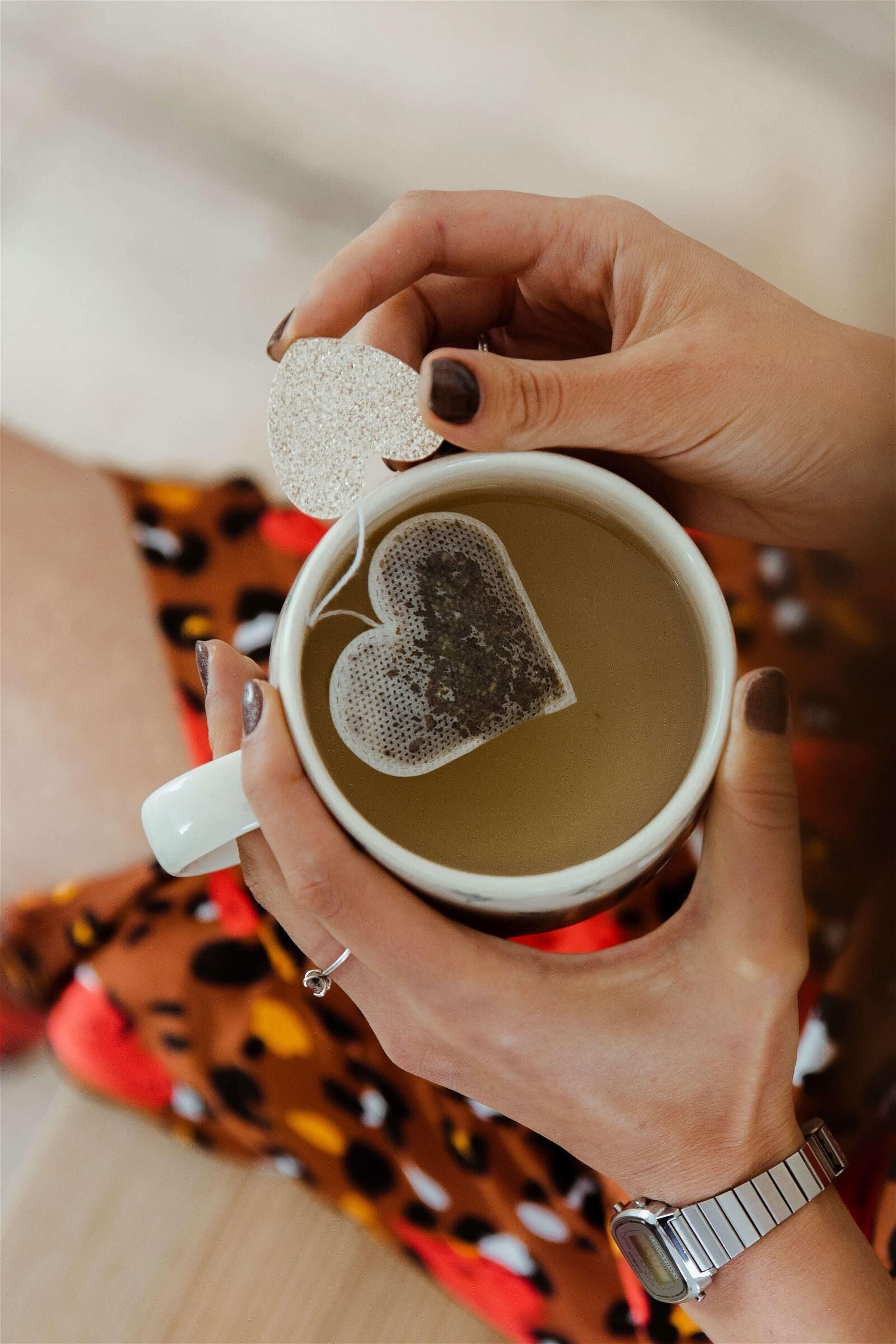 Teebeutel - Golden Heart x5