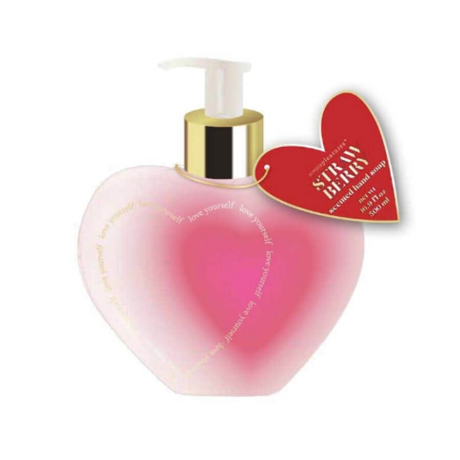 QUEEN OF HEARTS 500ml dispenser sapone per le mani, profumo fragola-350983