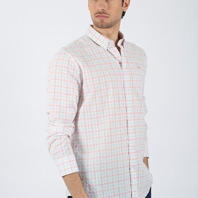Chemise à carreaux d'eau