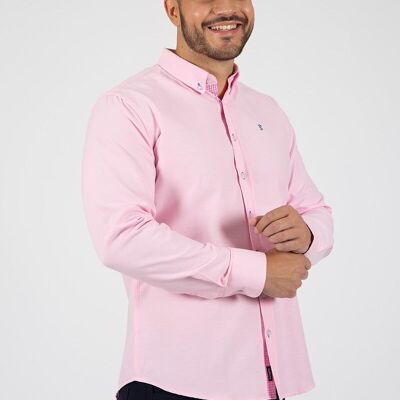 Camicia Oxford rosa