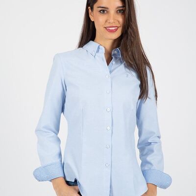 Camicia Oxford azzurra