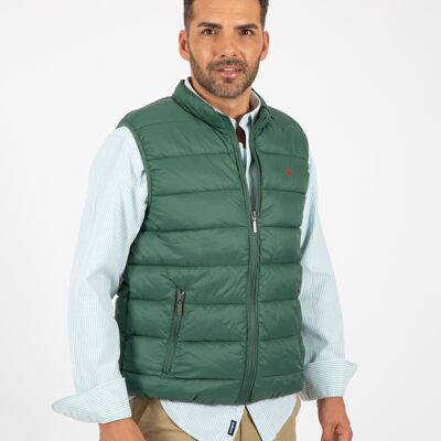 Gilet verde bottiglia