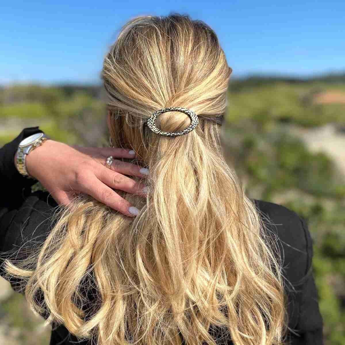 Fermaglio per capelli Apolline - Fatto a mano in Francia in acetato di cellulosa