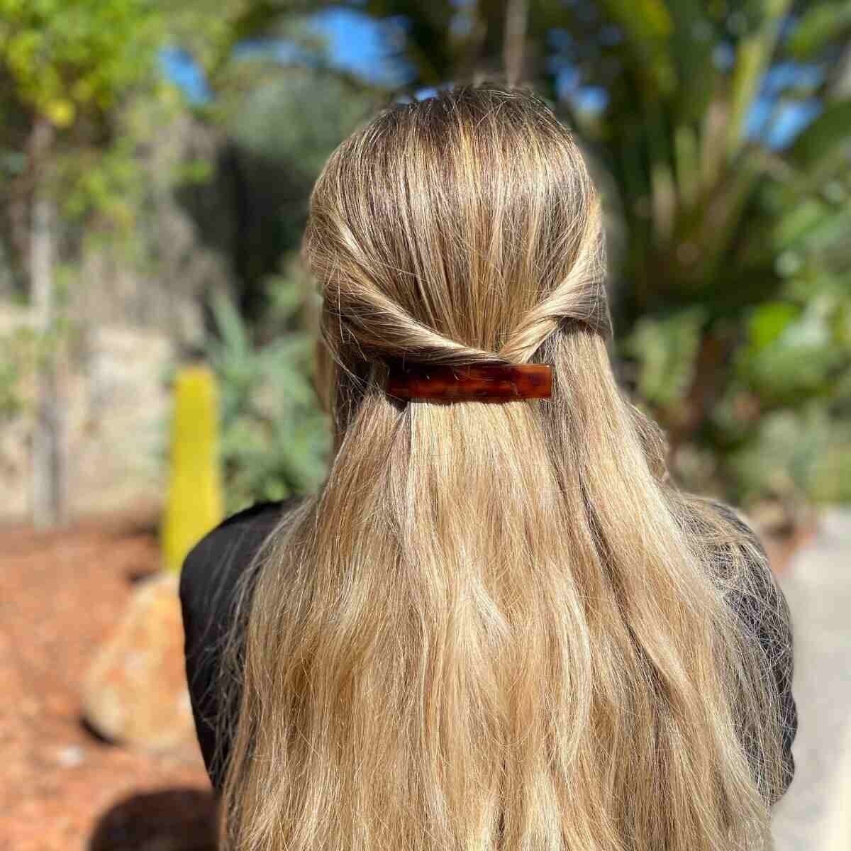 Fermaglio per capelli classico Carla - Fatto a mano in Francia