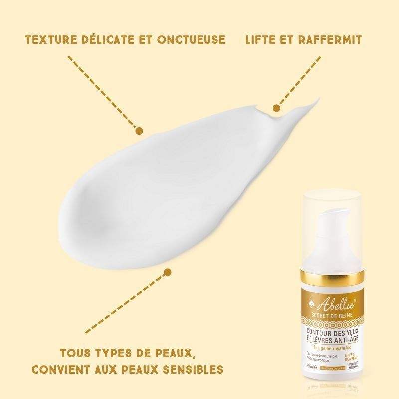 Contour des Yeux et Lèvres Anti-Âge Secret de Reine® 30ml