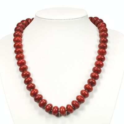 Collana turchese rosso