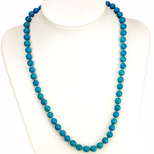 Prezzo speciale: Collana Madreperla, Blu, AB, 7mm