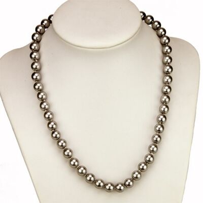 Prix spécial : Collier nacre, argent, AB, 8mm