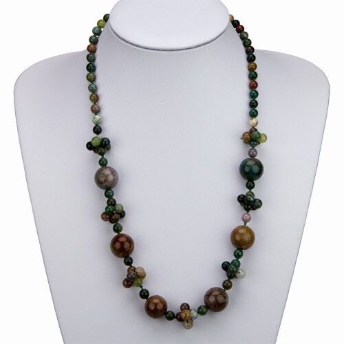 Prezzo speciale: collana in agata indiana, 60cm